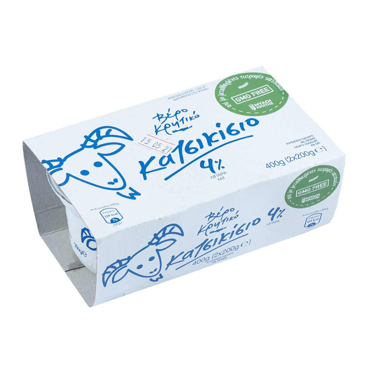 Βέρο Κρητικό Γιαούρτι Κατσικίσιο 4% 2 x 200 gr -0,30€