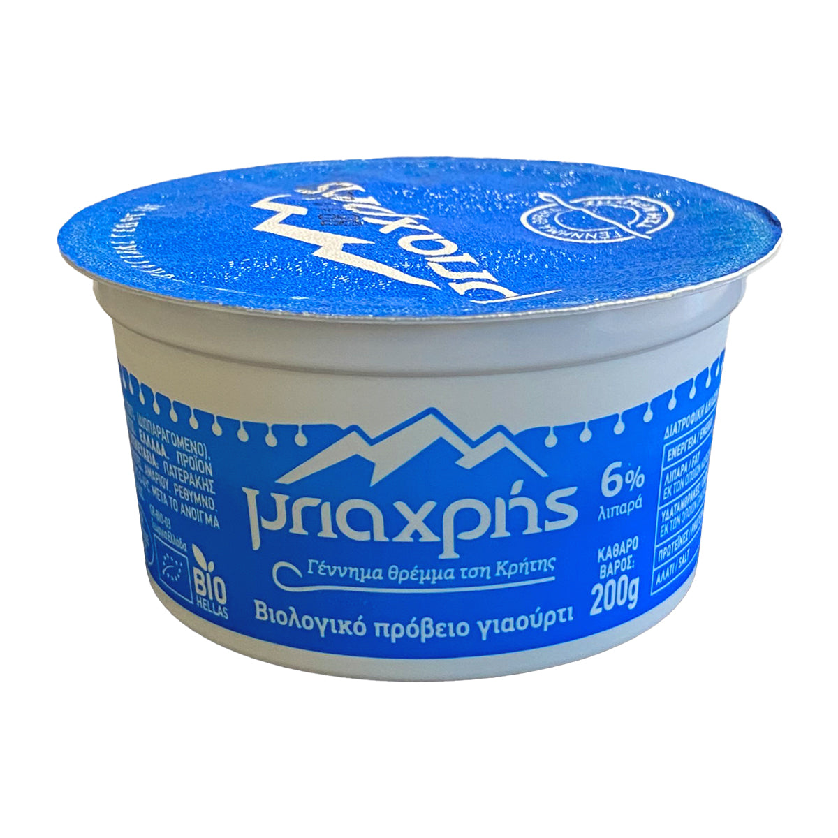 Μπαχρής Γιαούρτι Πρόβειο 6% Βιολογικό 200 gr