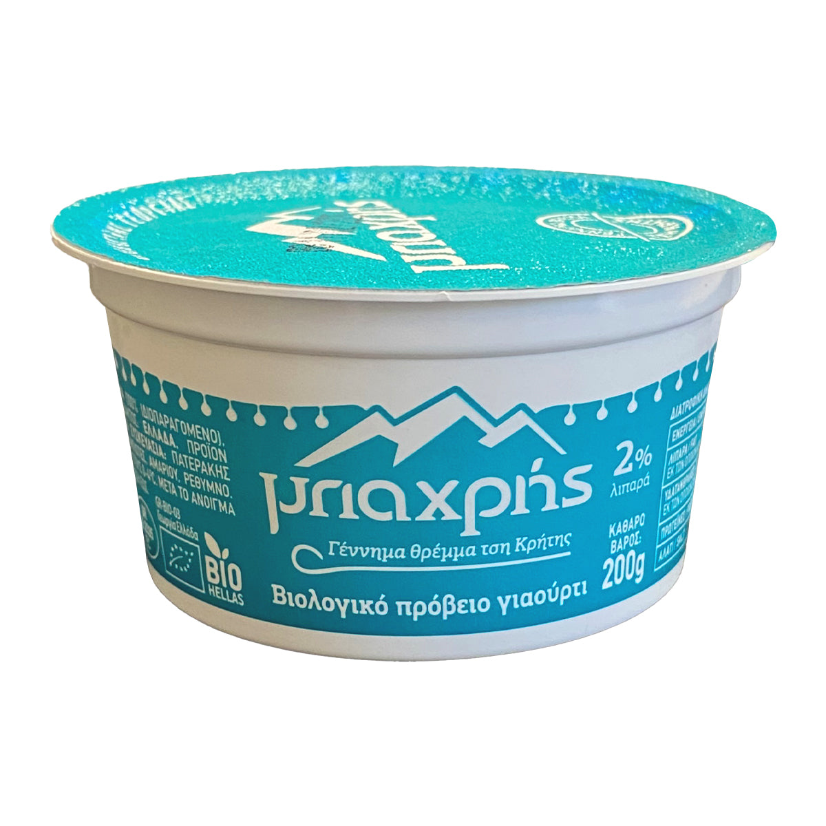 Μπαχρής Γιαούρτι Πρόβειο 2% Βιολογικό 200 gr