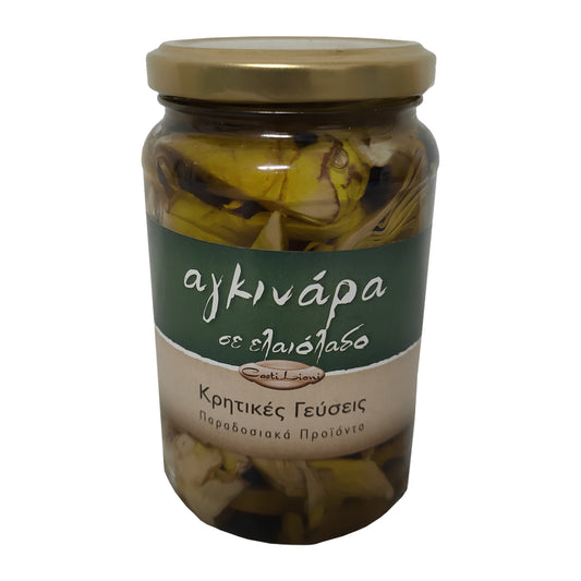 Κρητικές Γεύσεις Αγκινάρες Σε Ελαιόλαδο 330 gr
