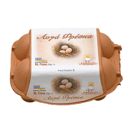 Λαδάκης Farm Αυγά Extra Large 73+ gr 6 Τεμάχια