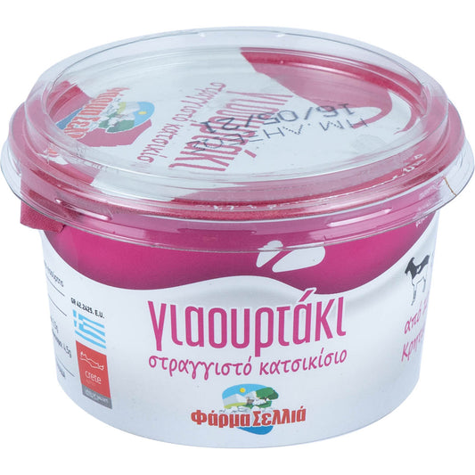 Φάρμα Σελλιά Γιαουρτάκι Στραγγιστό Κατσικίσιο 4% 200 gr