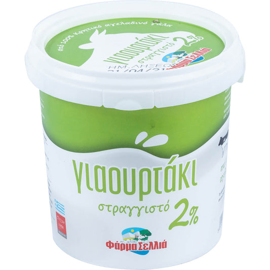Φάρμα Σελλιά Γιαουρτάκι Στραγγιστό  2% 1 kg