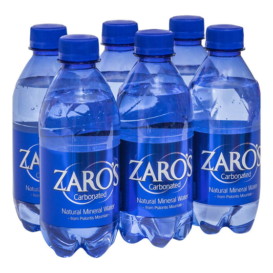 Zaro’s Sparkling Ανθρακούχο Μεταλλικό Νερό 6 x 330 ml