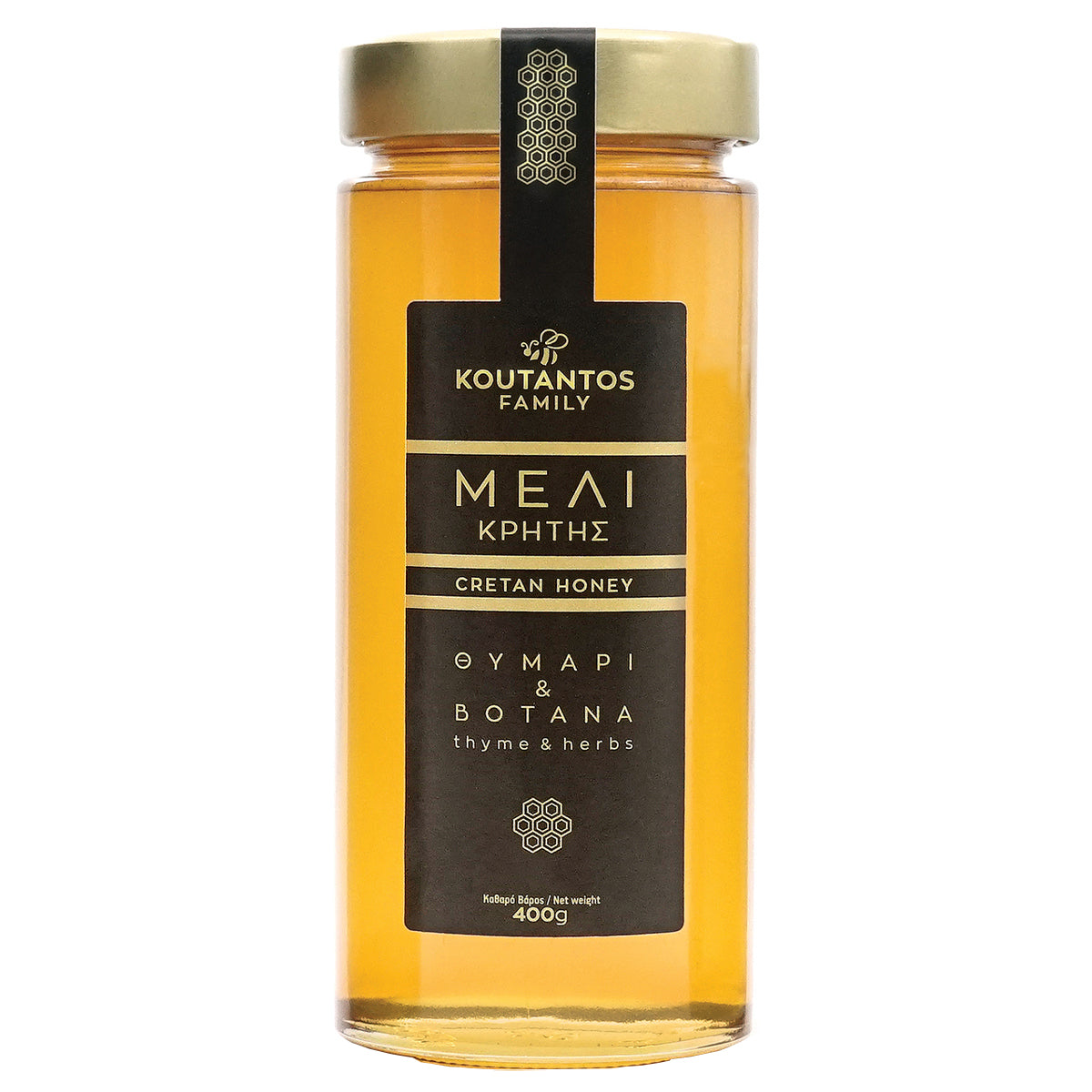 Κουτάντος Μέλι Από Θυμάρι & Βότανα 400 gr
