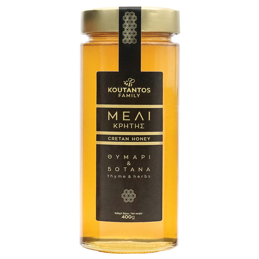 Κουτάντος Μέλι Από Θυμάρι & Βότανα 400 gr