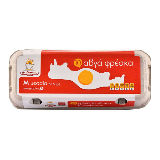 Λαδάκης Farm Αυγά Medium 53 – 63 gr 10 Τεμάχια